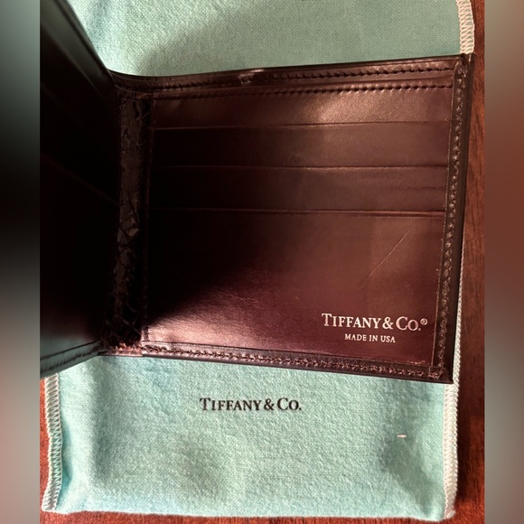 Tiffany & Co mens wallet NWOT - Picture 2 of 3